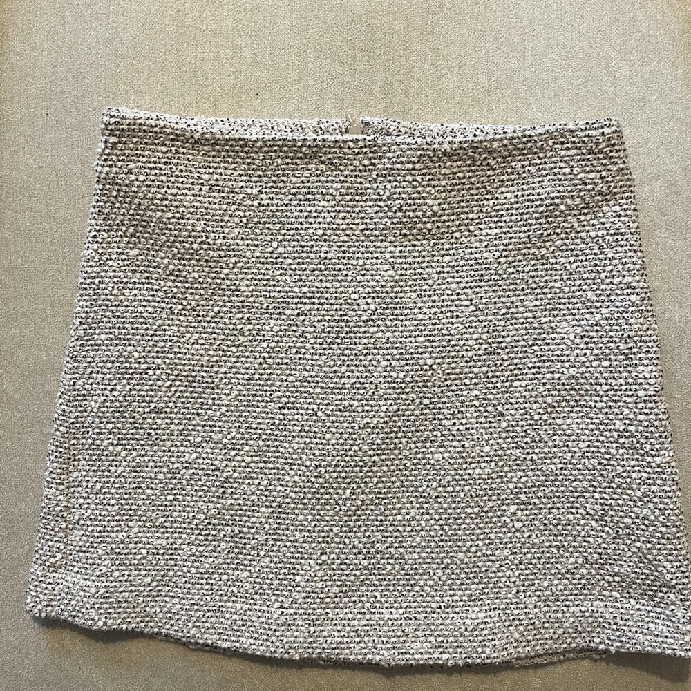 Theory Textured Gray Mini Skirt
